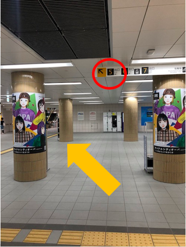 櫛田神社前駅　５番出口